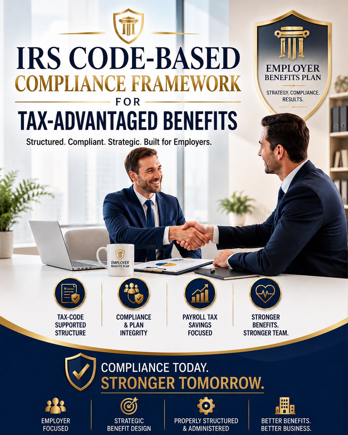 IRS code-based Section 125 compliance framework for employer payroll tax savings consultation